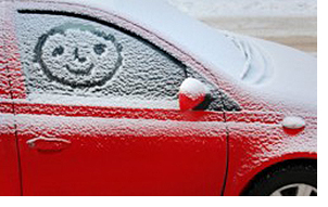 snow happy face